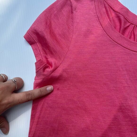 Pink Eileen Fisher Tee  - Picture 2 of 5